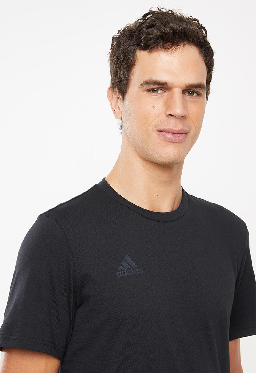 adidas Performance - Tan logo tee - black