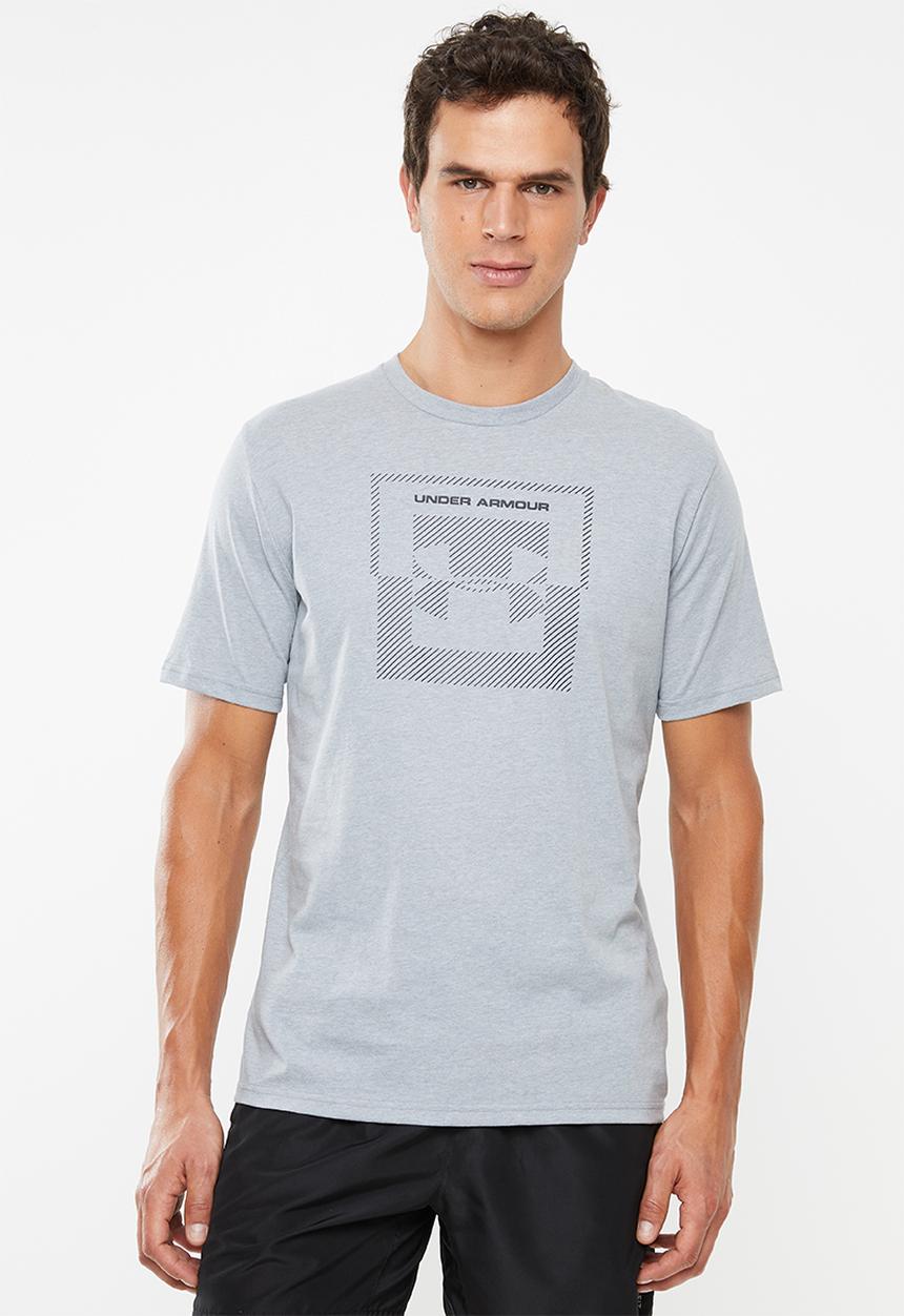 Under Armour - Under Armour inverse box logo tee - grey