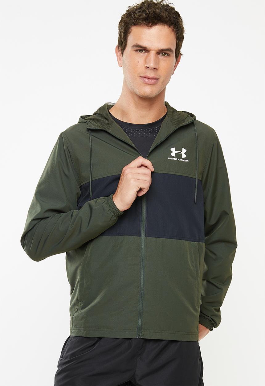 Under Armour - Sportstyle wind jacket - green & black