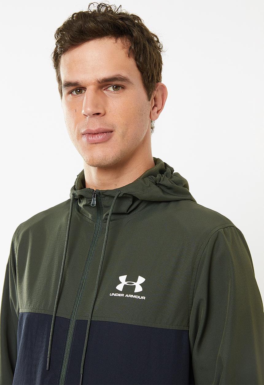 Under Armour - Sportstyle wind jacket - green & black