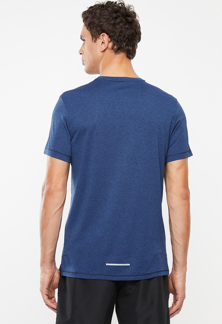Nike - Dri-fit miler short sleeve top - navy