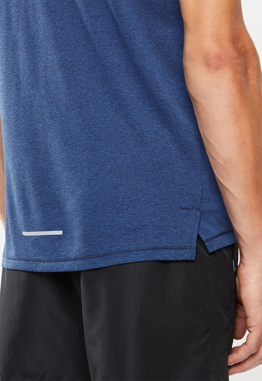 Nike - Dri-fit miler short sleeve top - navy
