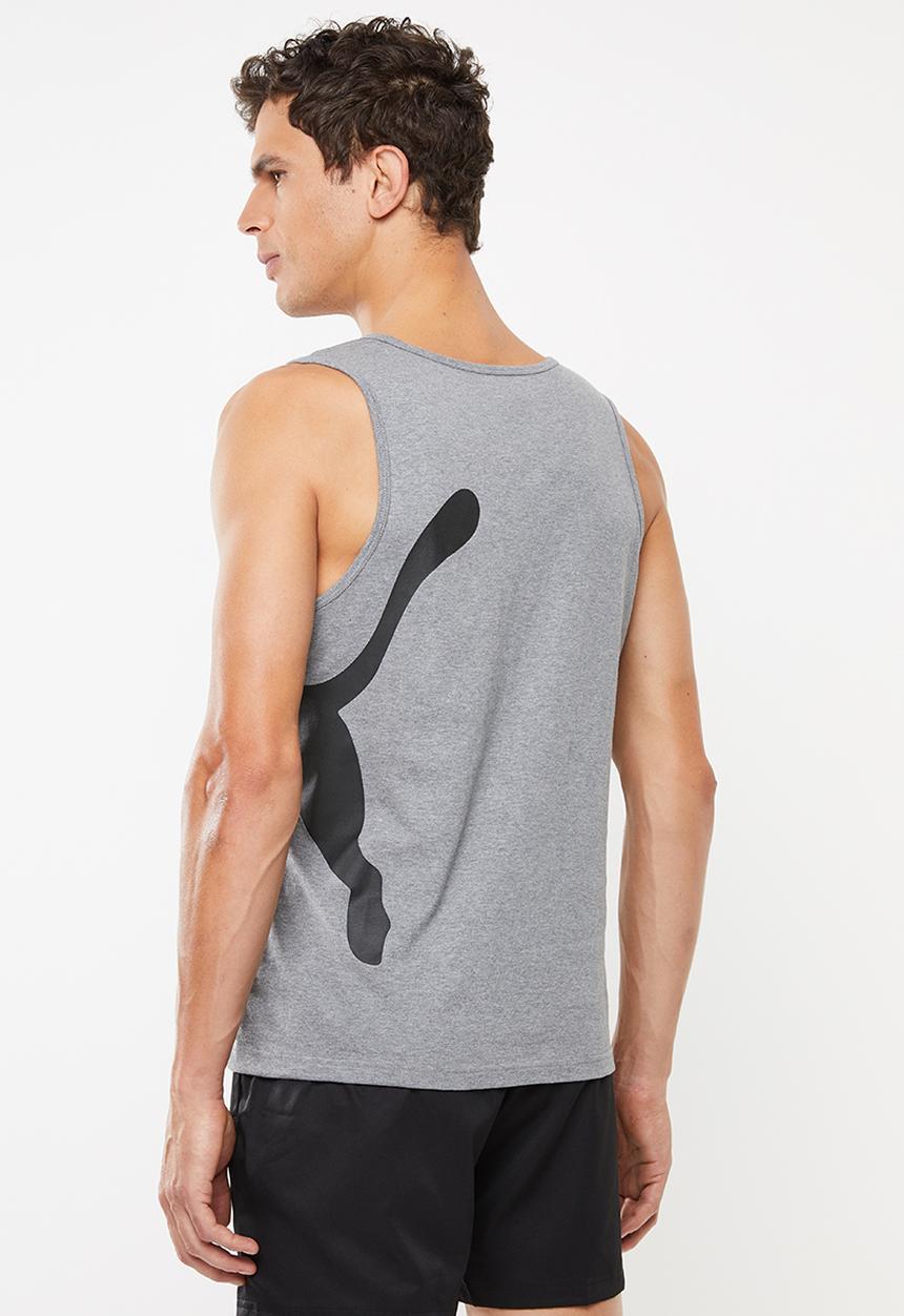 PUMA - Mens big cat sleeveless - grey