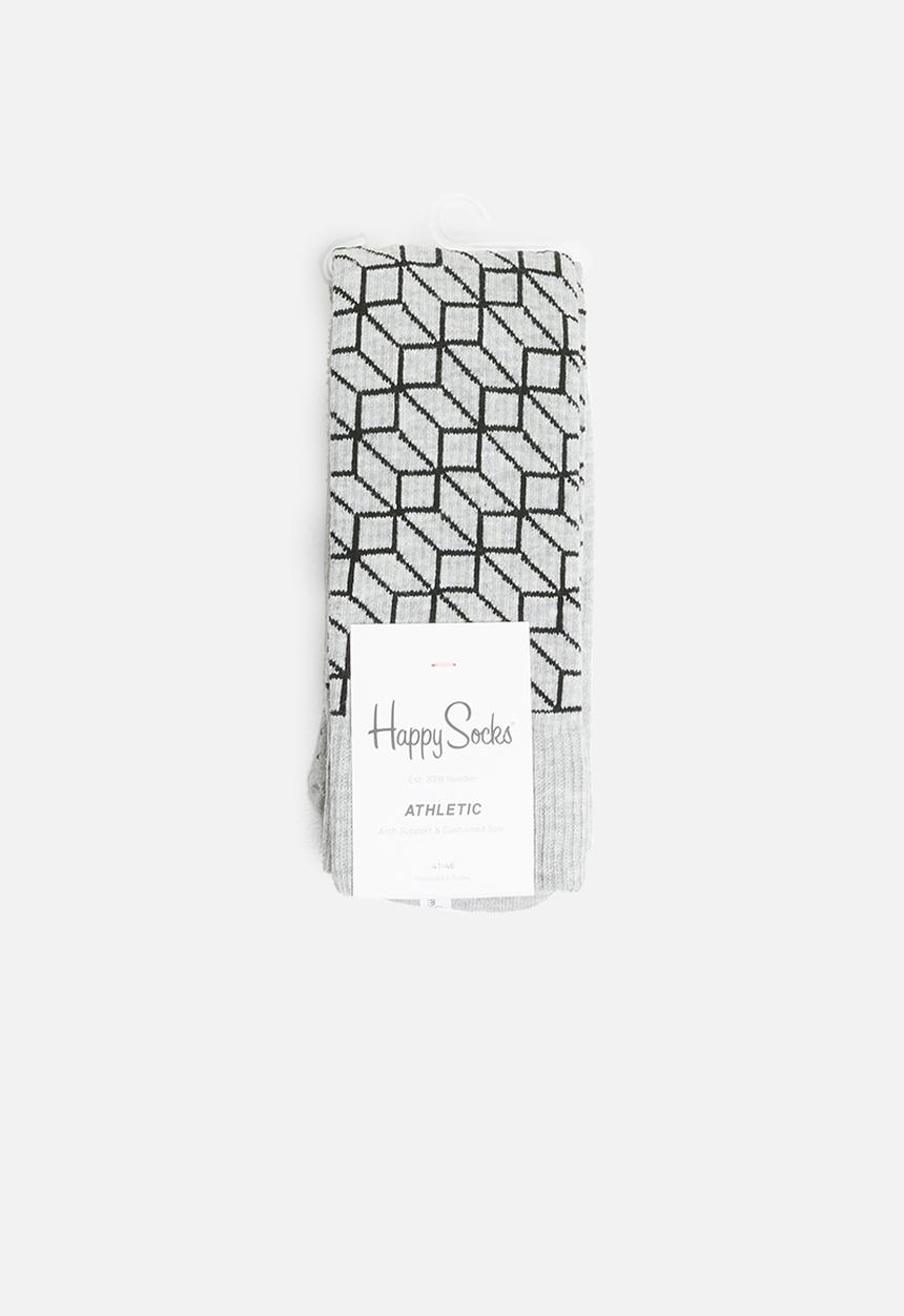 Happy Socks - Athletic optic socks - grey