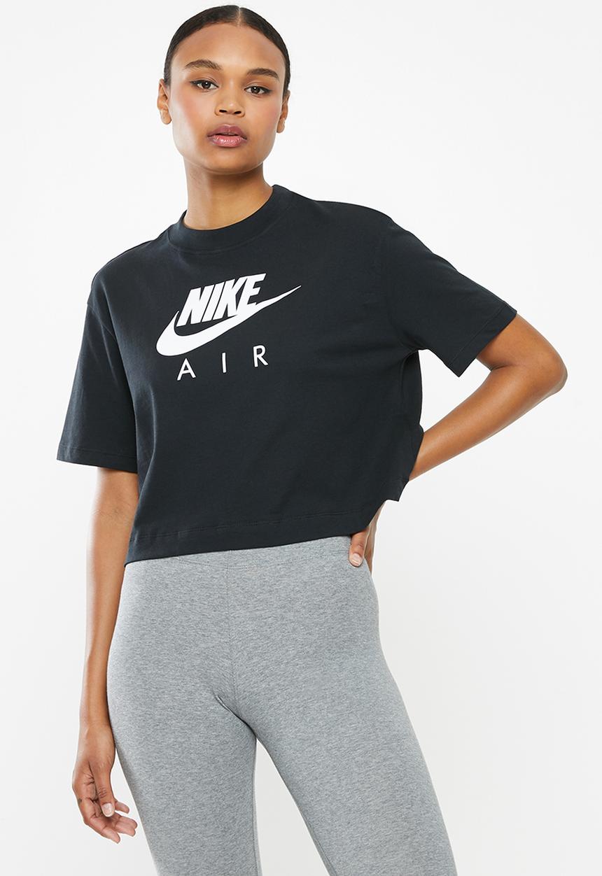 Nike - NSW air short sleeve top - black