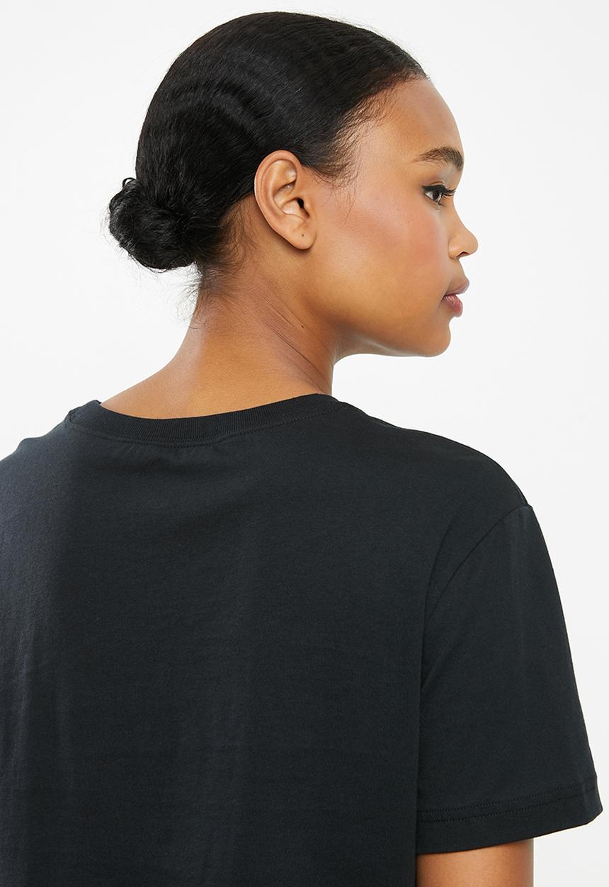 Nike - Nsw crop glitter tee - black