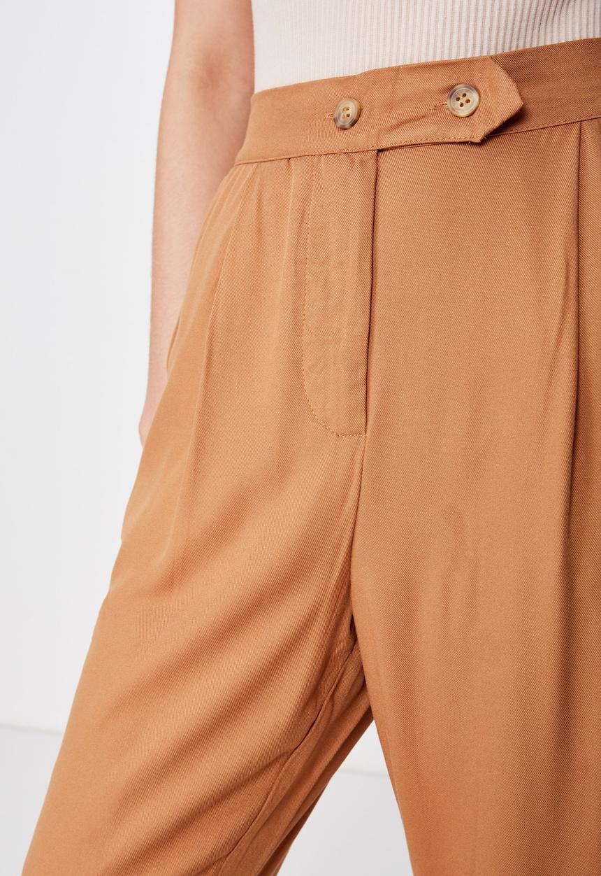 Cotton On - Ava tapered pant  - orange