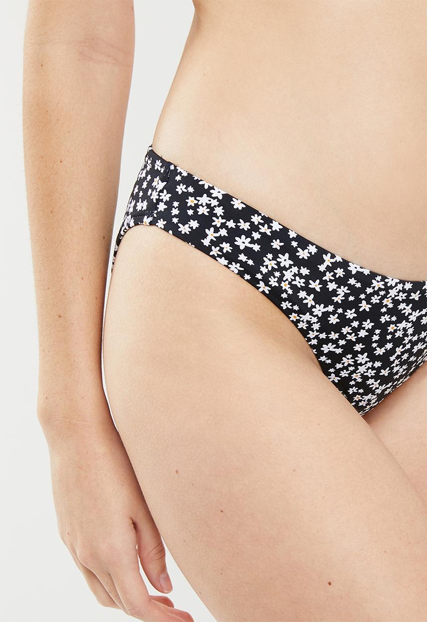 Cotton On - Classic full bikini bottom - black & white