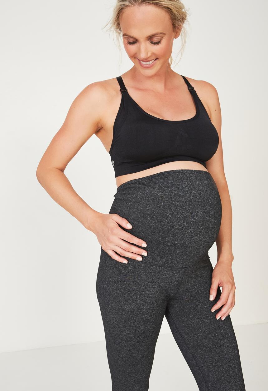 Cotton On - Maternity core 7/8 tight - charcoal