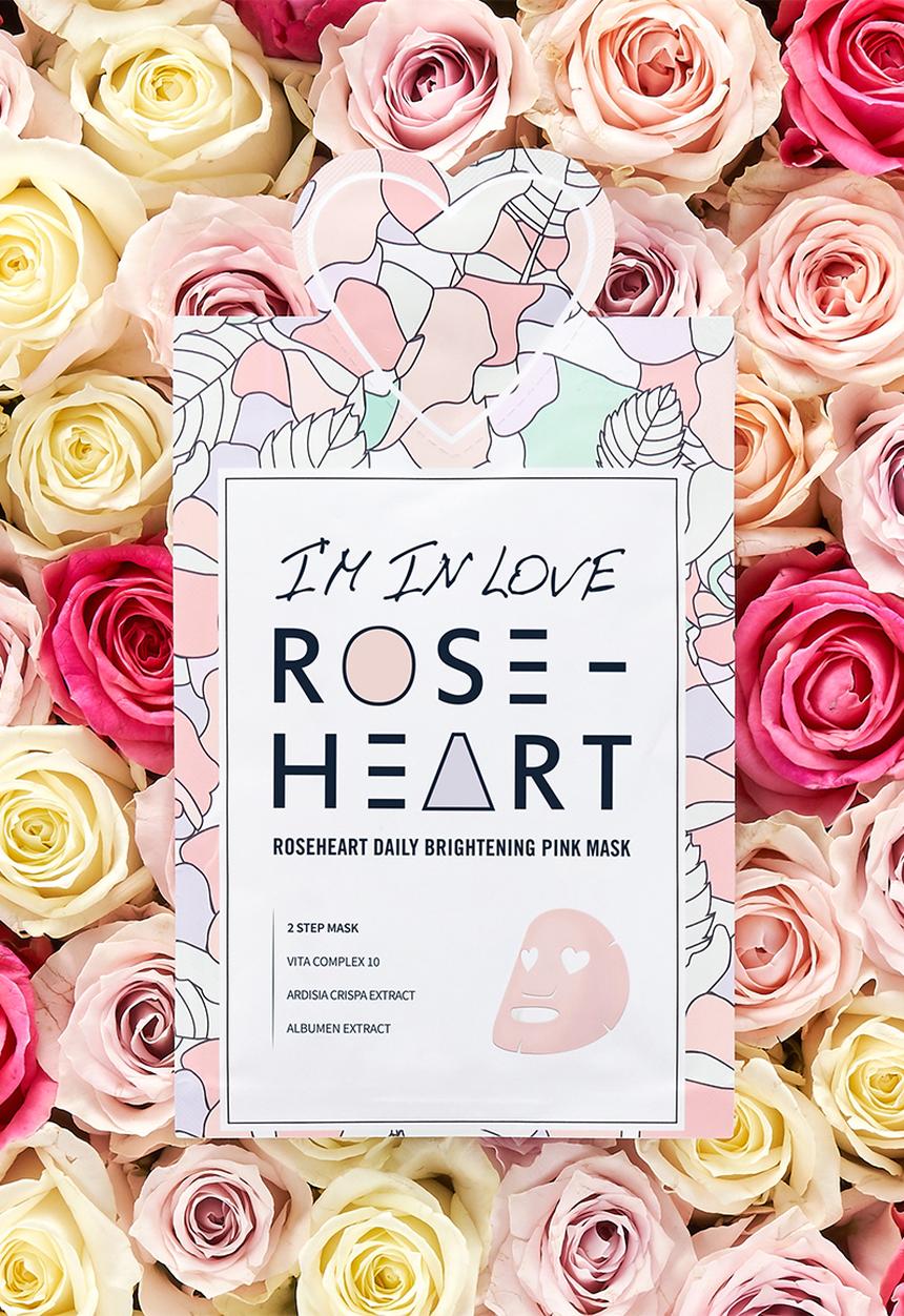 Roseheart - Daily Brightening 2 Step Pink Mask