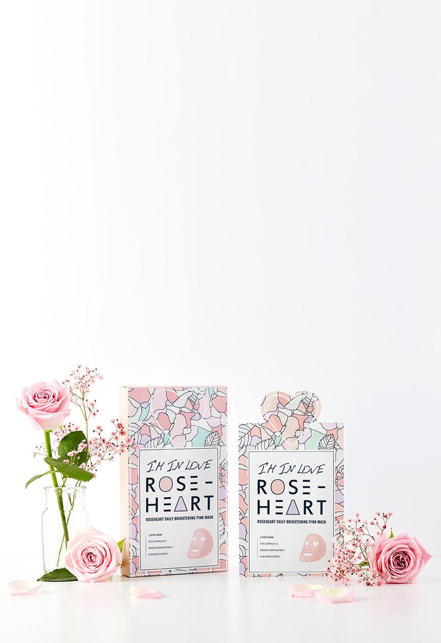 Roseheart - Daily Brightening 2 Step Pink Mask