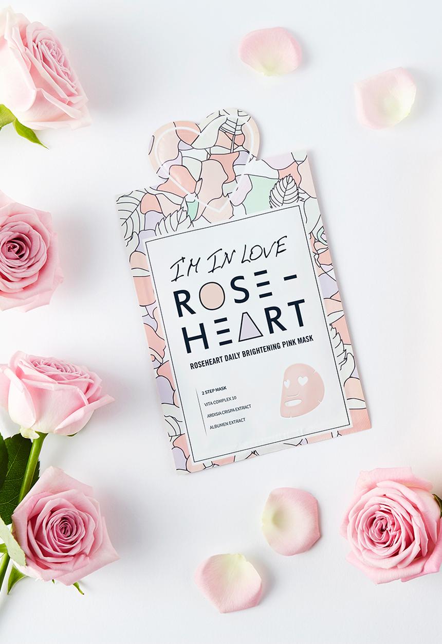 Roseheart - Daily Brightening 2 Step Pink Mask