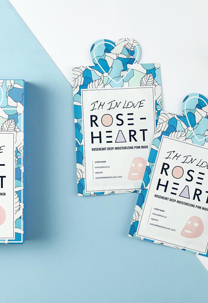 Roseheart - Deep Moisturising 2 Step Blue Mask