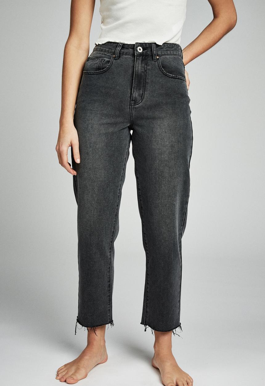 Cotton On - Straight leg jean  - black