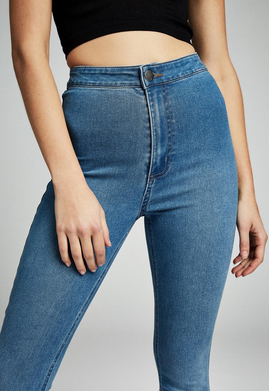 Cotton On - Ultra high super stretch jean  - blue