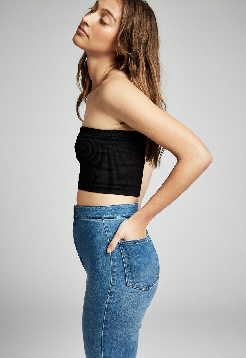 Cotton On - Ultra high super stretch jean  - blue