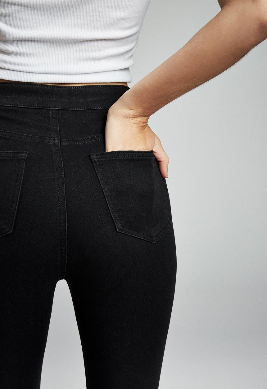 Cotton On - Ultra high super stretch jean  - black