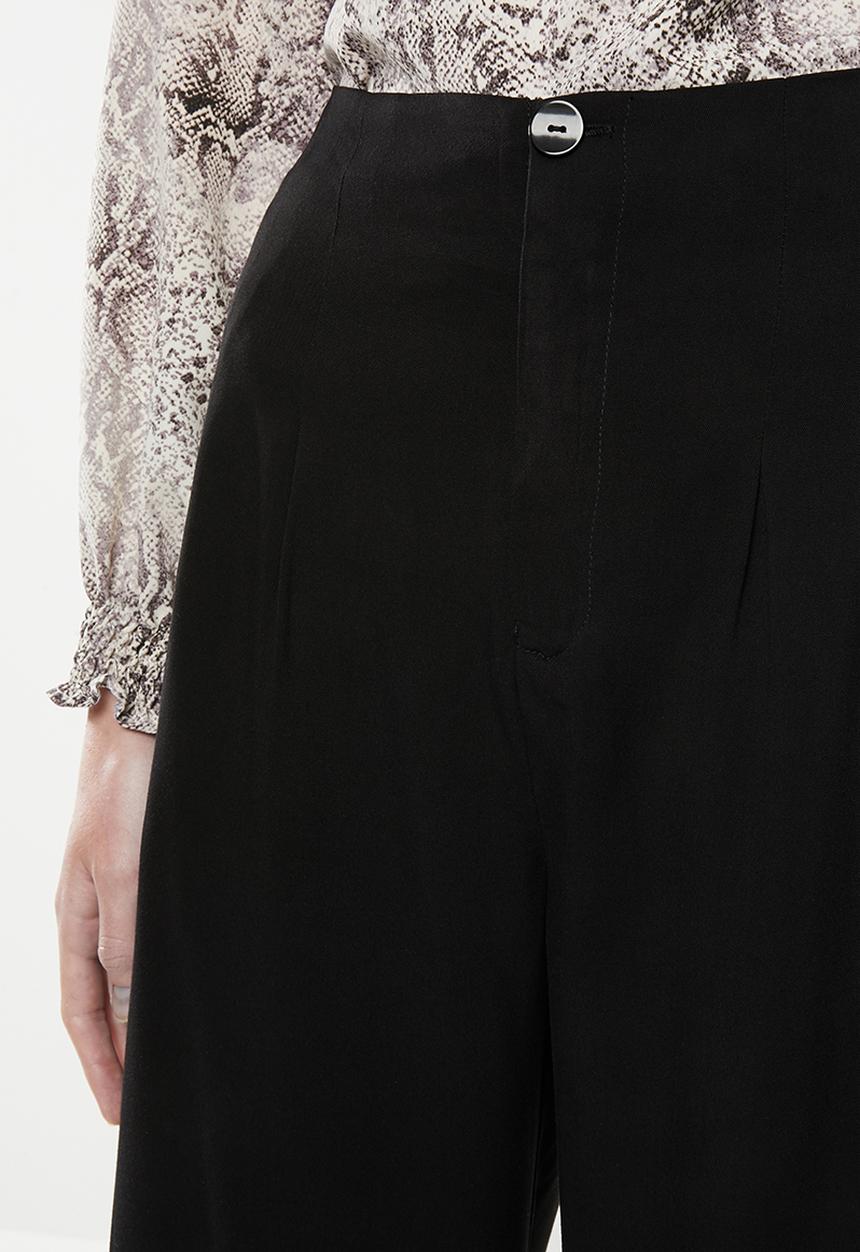Superbalist - Formal wide leg pants - black
