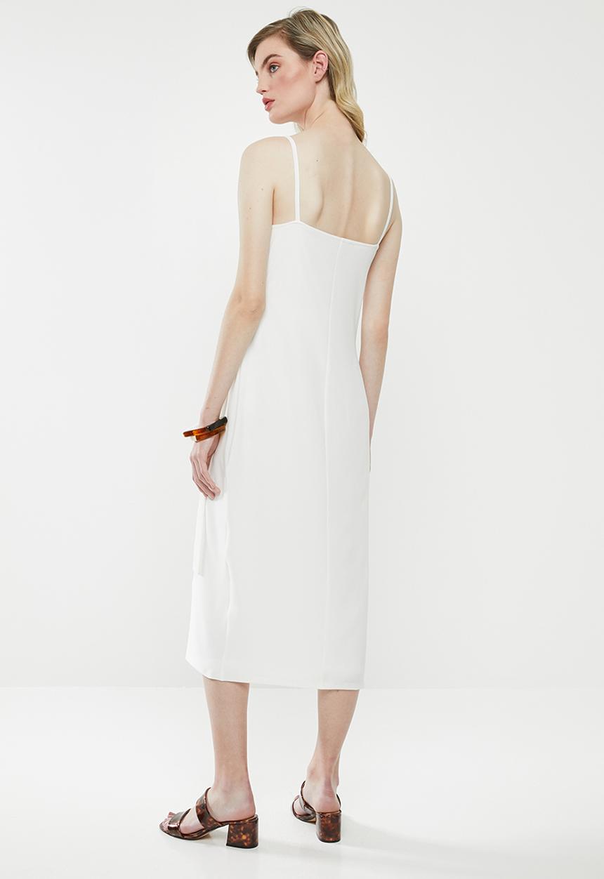 Superbalist - Wrap pencil dress - white