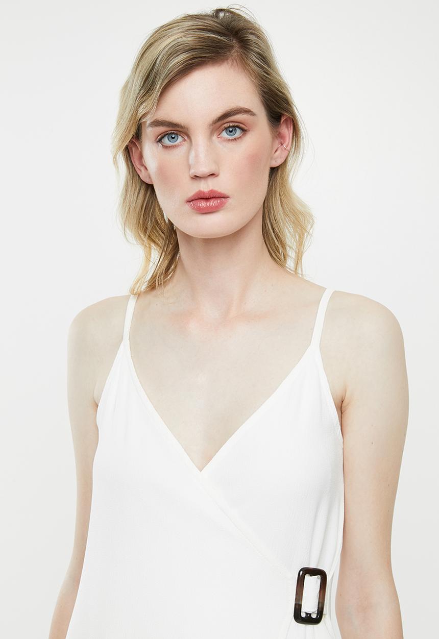 Superbalist - Wrap pencil dress - white