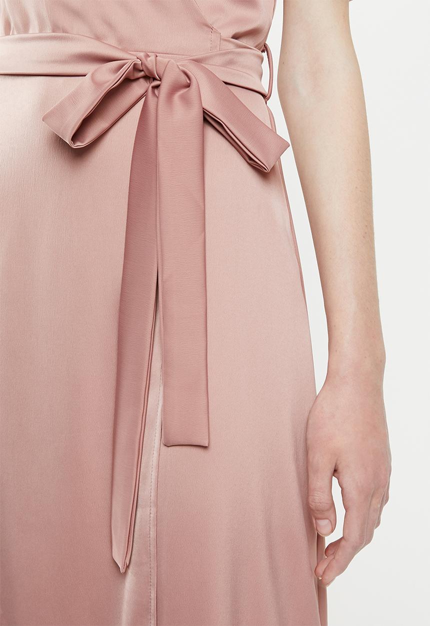 Superbalist - Wrap over kimono dress - pink
