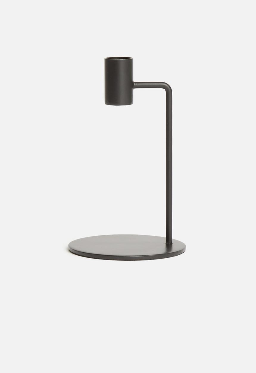 Sixth Floor - Niko candle holder - black