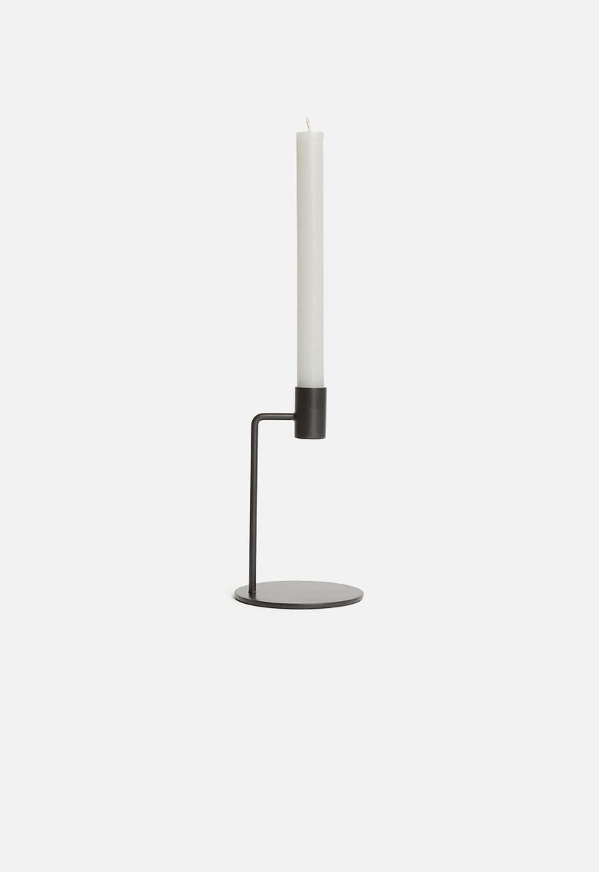 Sixth Floor - Niko candle holder - black