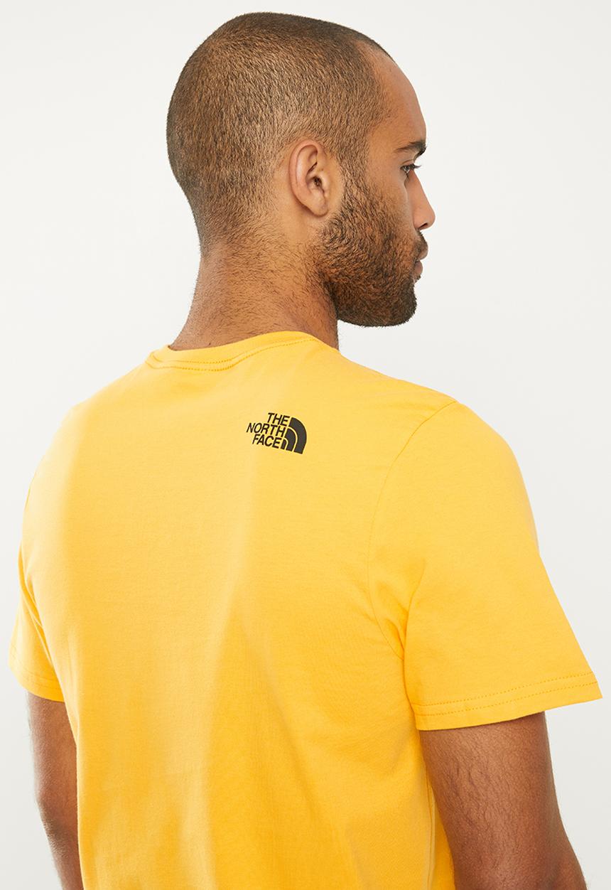 The North Face - Fine short sleeve tee - yellow