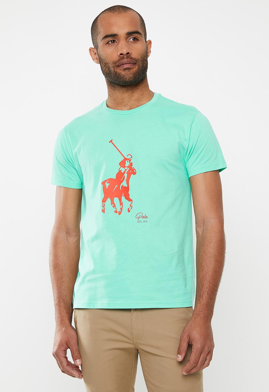 POLO - Noah big pony short sleeve crew neck - green