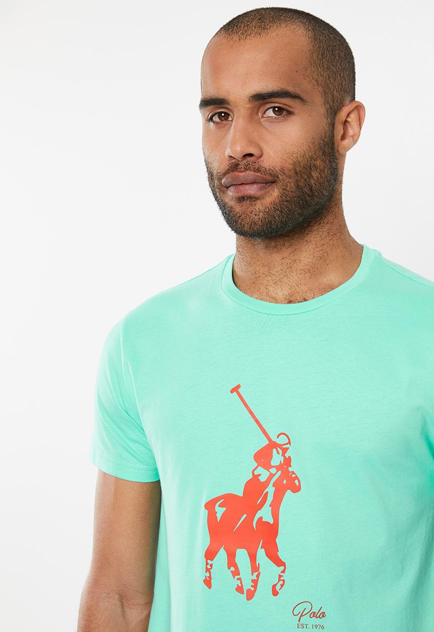 POLO - Noah big pony short sleeve crew neck - green