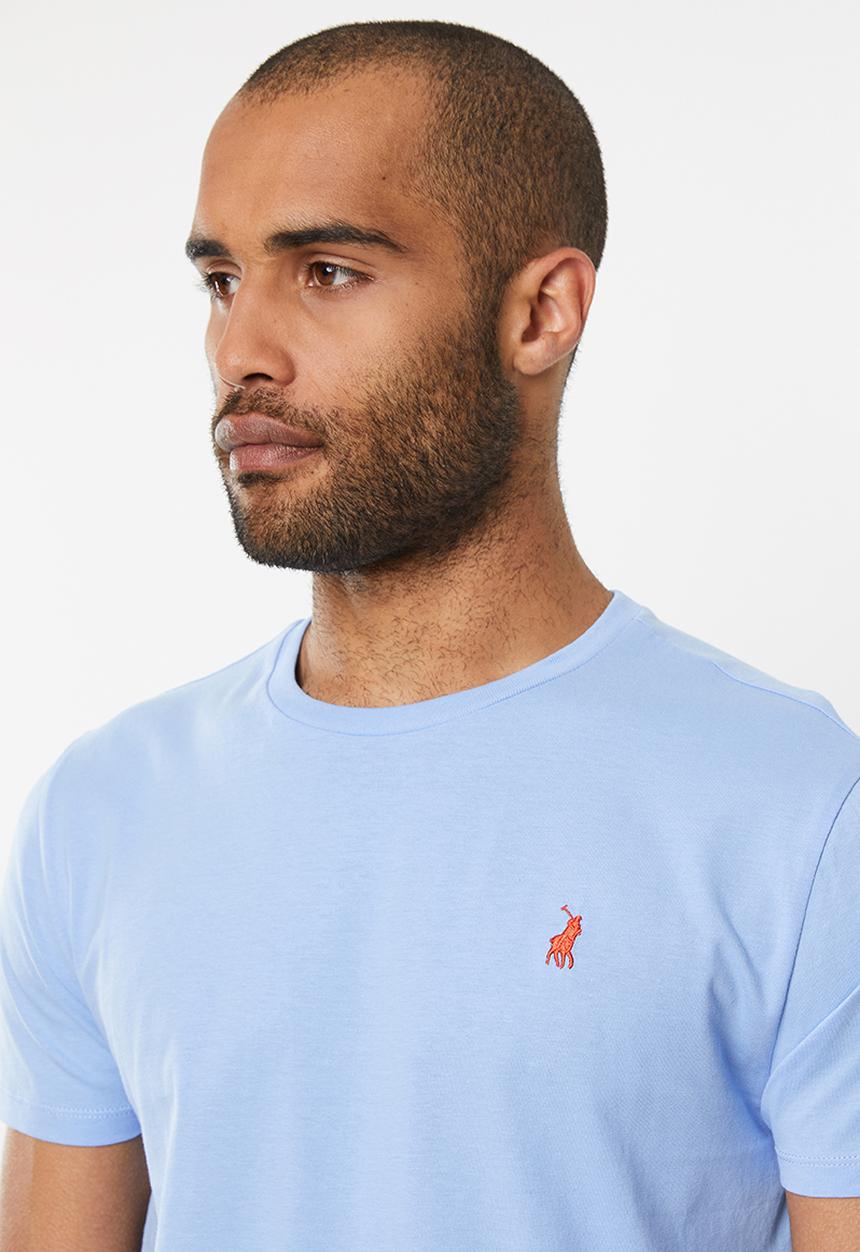 POLO - Lucas plain crew neck - blue