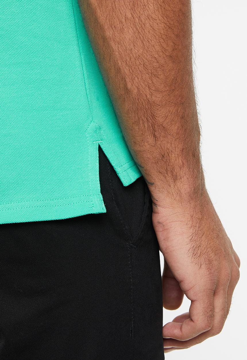POLO - Carter custom fit ss pique golfer - green