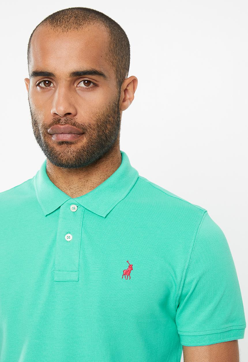 POLO - Carter custom fit ss pique golfer - green