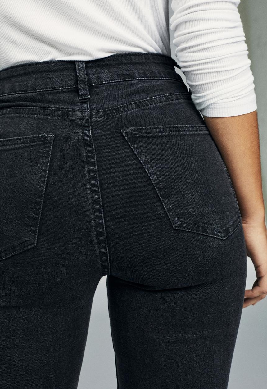 Cotton On - High rise grazer skinny jean  - black