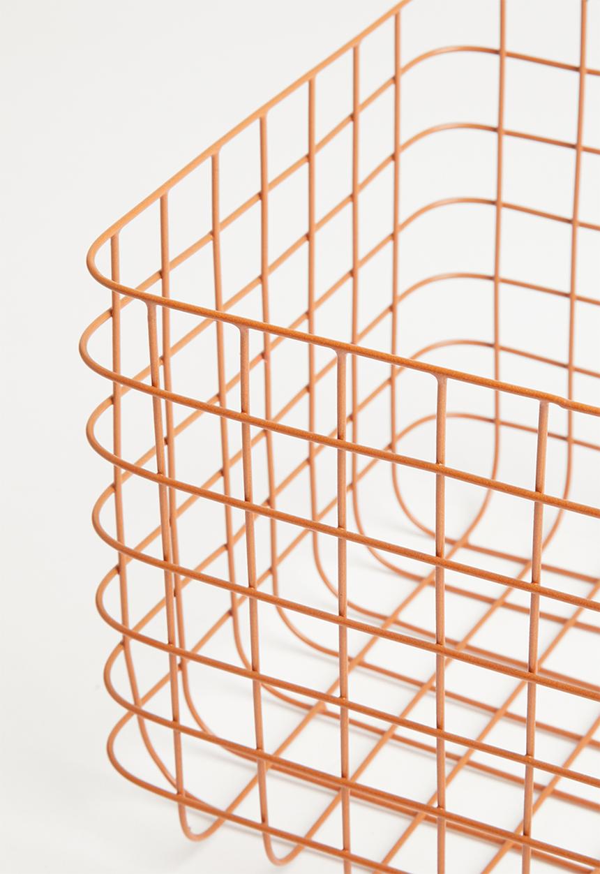 Sixth Floor - Finch wire basket - rust