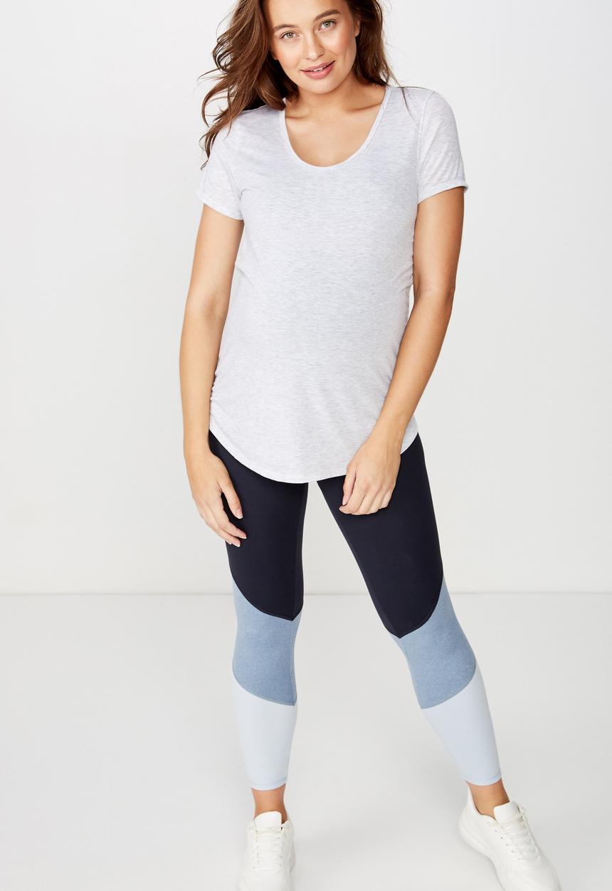 Cotton On - Maternity gym T-shirt - grey