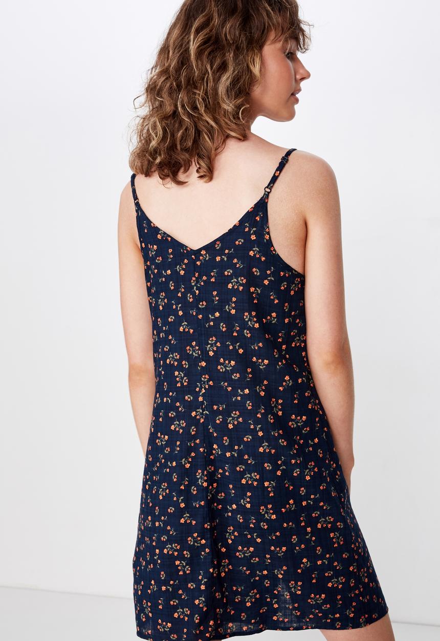 Cotton On - Woven maisy strappy mini dress  - multi