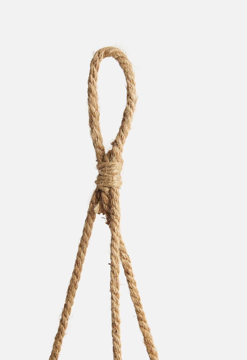 Sixth Floor - Straw hanging basket - large
