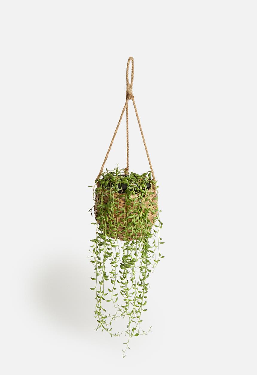 Sixth Floor - Straw hanging basket - large