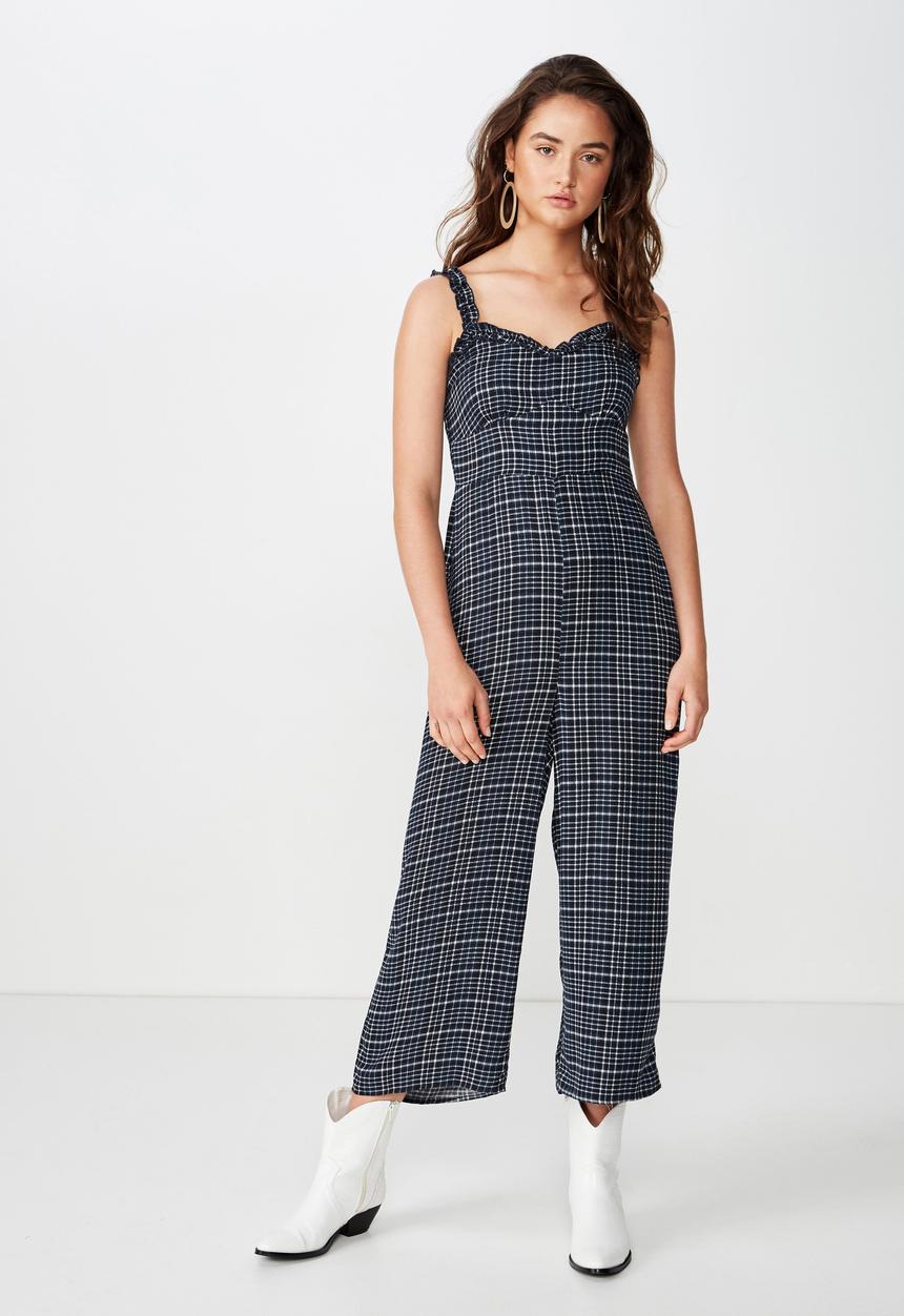 Cotton On - Woven tash strappy jumpsuit  - multi 