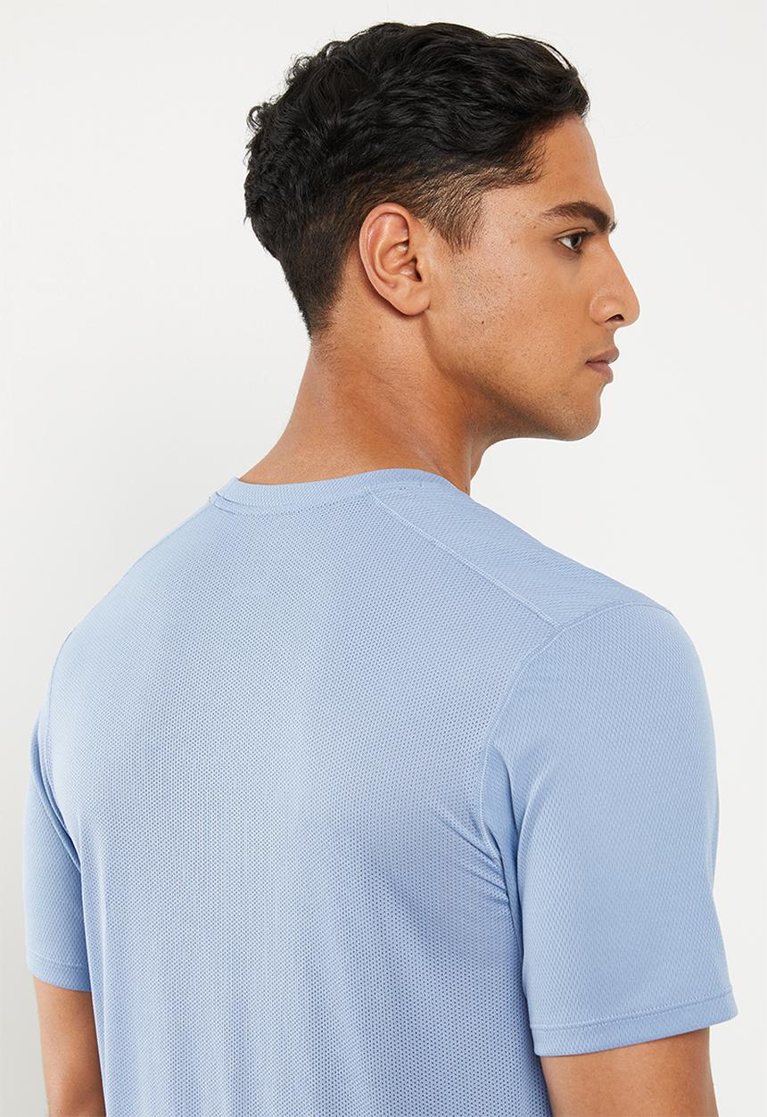 Nike - Short sleeve run top - blue