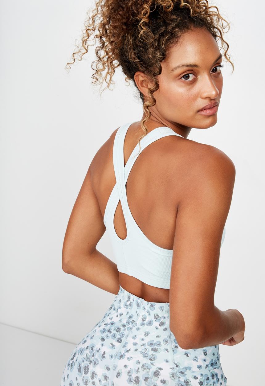 Cotton On - Workout cardio crop - green