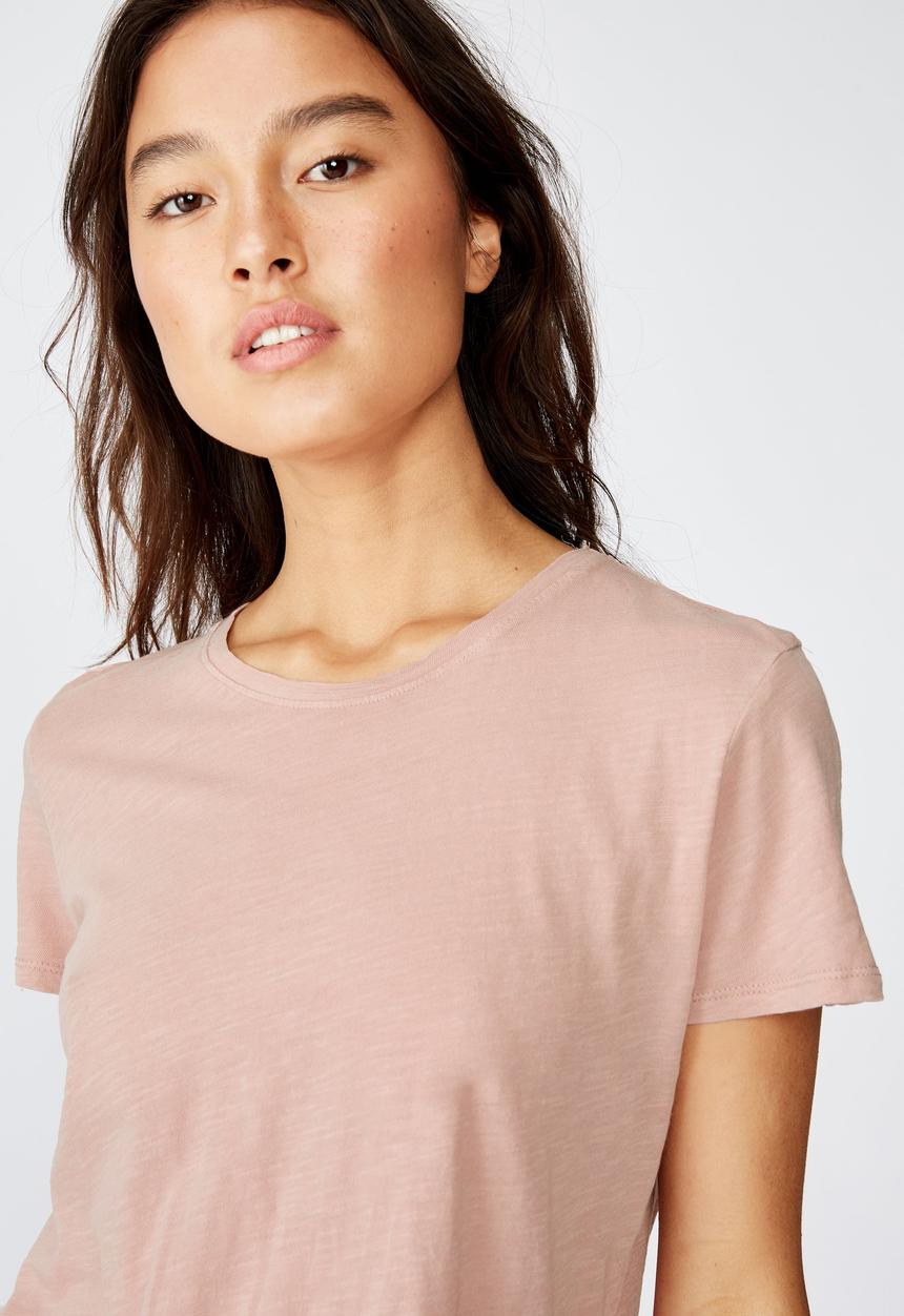 Cotton On - The crew T-shirt - pink