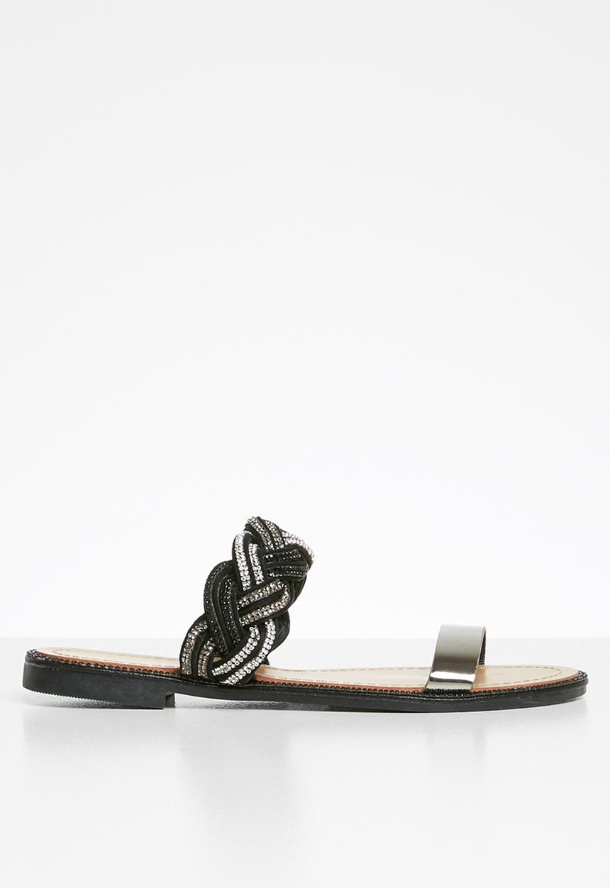 Miss Black - Murano sandal - black