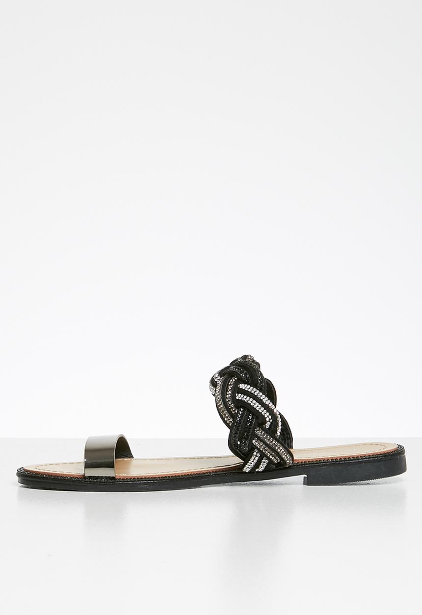 Miss Black - Murano sandal - black