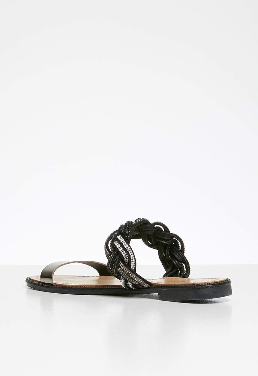 Miss Black - Murano sandal - black