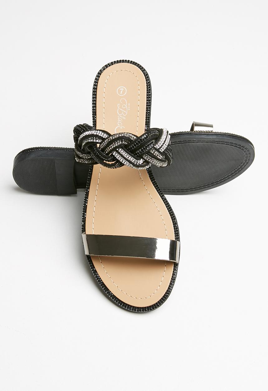 Miss Black - Murano sandal - black