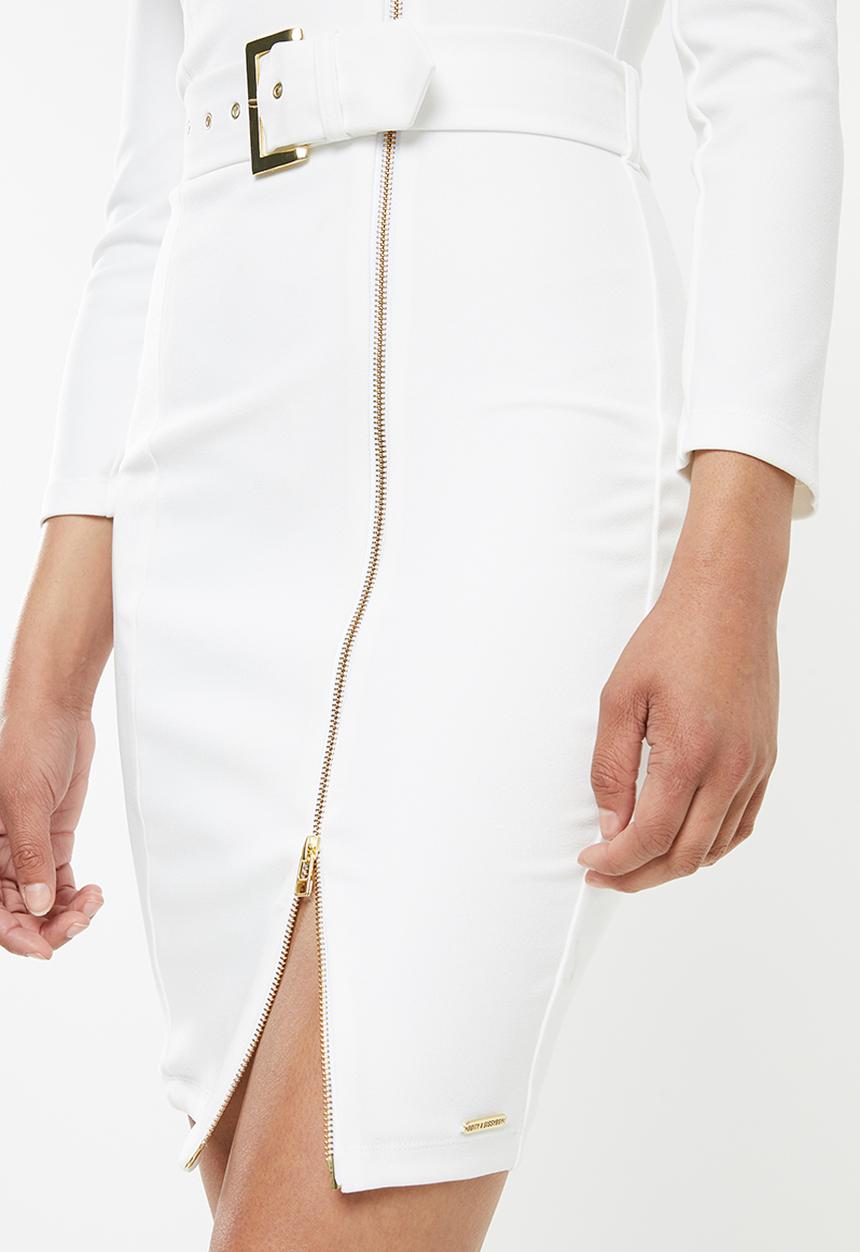 SISSY BOY - Boity: bardot dress - white