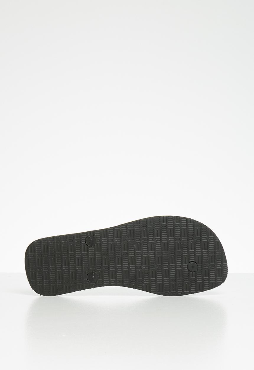 PUMA - First flip activate junior castlerock flip flops - black & green