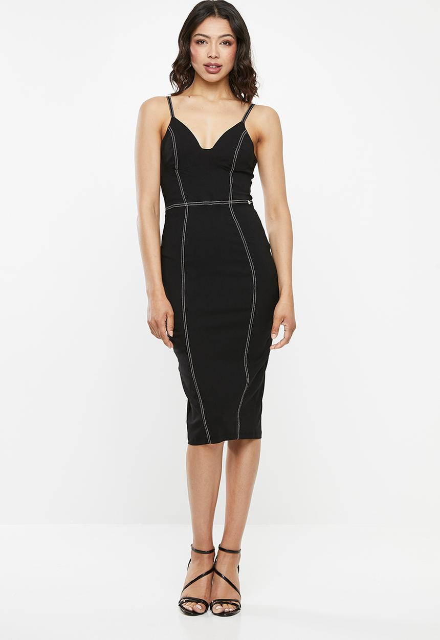 SISSY BOY - Boothang midi dress - black